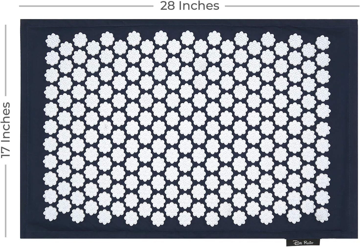 Acupressure Mat 28" X 17" - Shiatsu Intervention Mat & Pillow Gift Set - Quick Back & Neck Pain Relief for Men & Women, Cushion for Sciatica, Trigger Point Therapy, Stress Relief