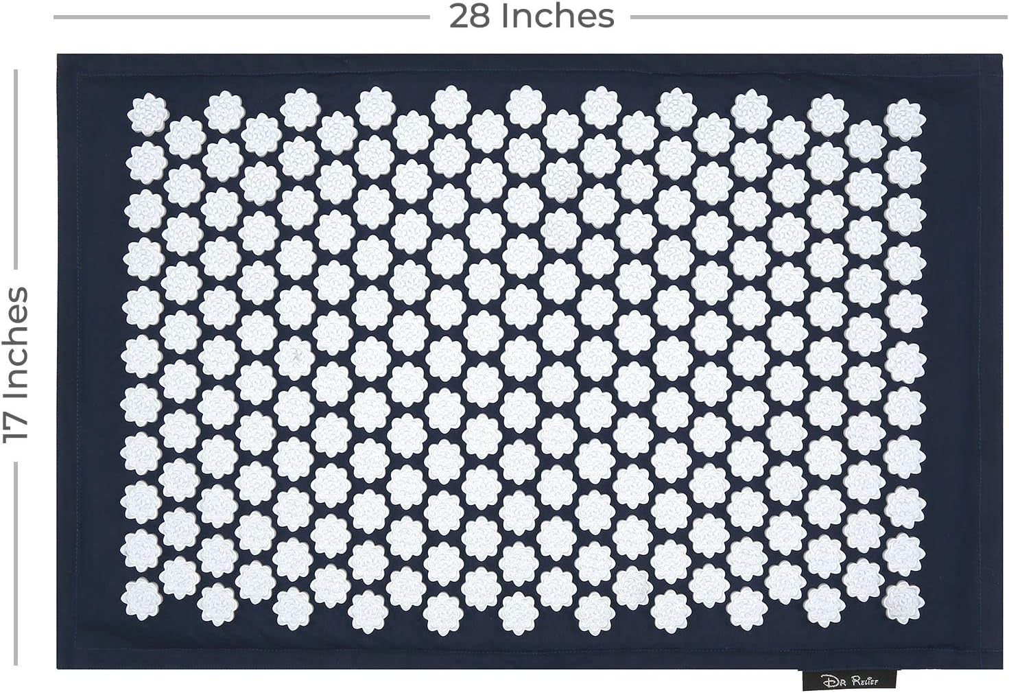 Acupressure Mat 28" X 17" - Shiatsu Intervention Mat & Pillow Gift Set - Quick Back & Neck Pain Relief for Men & Women, Cushion for Sciatica, Trigger Point Therapy, Stress Relief